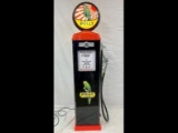 6ft Tall Polly Parrot Gas Pump with Lighted Globe