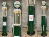 1930s Erie Model 100 Sinclair Visible Gas Pump with Lighted Dino Globe