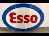 Embossed Plastic ESSO Sign 50x36