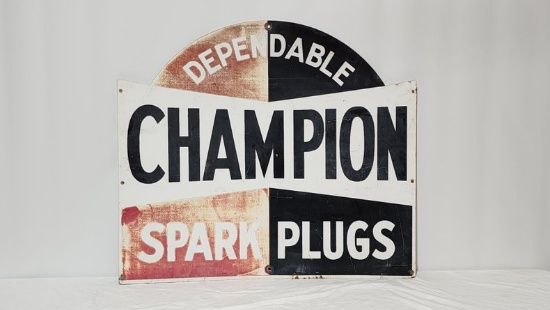 Original Champion Spark Plugs Tin Sign