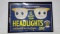 Original Chevrolet Headlight Framed Poster