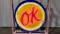Original Ok Used Cars Animated Porcelain Neon Sign