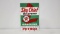 Original Texaco Sky Chief Porcelain Gas Pump Plate