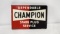 Original Champion Flange Tin Sign