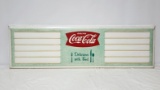 Original Coca-Cola Tin Menu Board