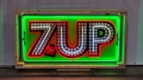 Original 7up Tin Neon Sign