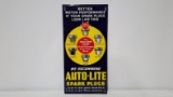 Original Auto Lite Tin Sign