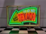 Custom Texaco Tin Animated Neon Sign