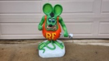 Custom Rat Fink Statue
