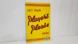 Original Players Please Navy Cut Tobacco Porcelain Sign