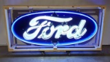 Original Ford Porcelain Neon Sign