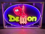 Custom Demon Tin Neon Sign