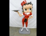 5ft. Soda Shop Cast Aluminum Betty Boop