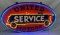 Porcelain United Motor Service Neon Can Sign