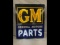 Porcelain GM Parts Neon Can Sign