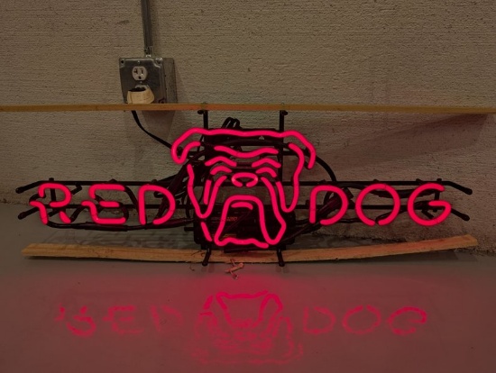 Red Dog Neon Sign