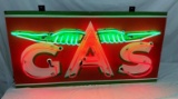 Porcelain Gas Neon Can Sign