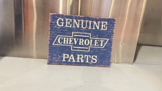 Genuine Chevrolet Parts Sign