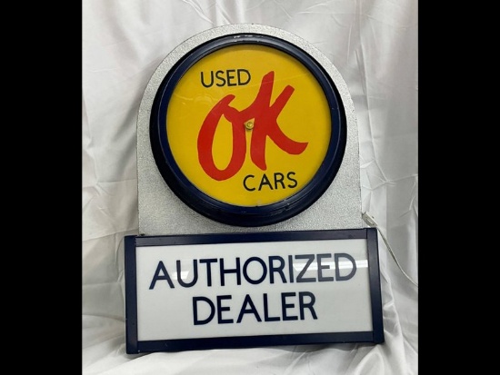 OK Authorized Dealer Lighted Sign