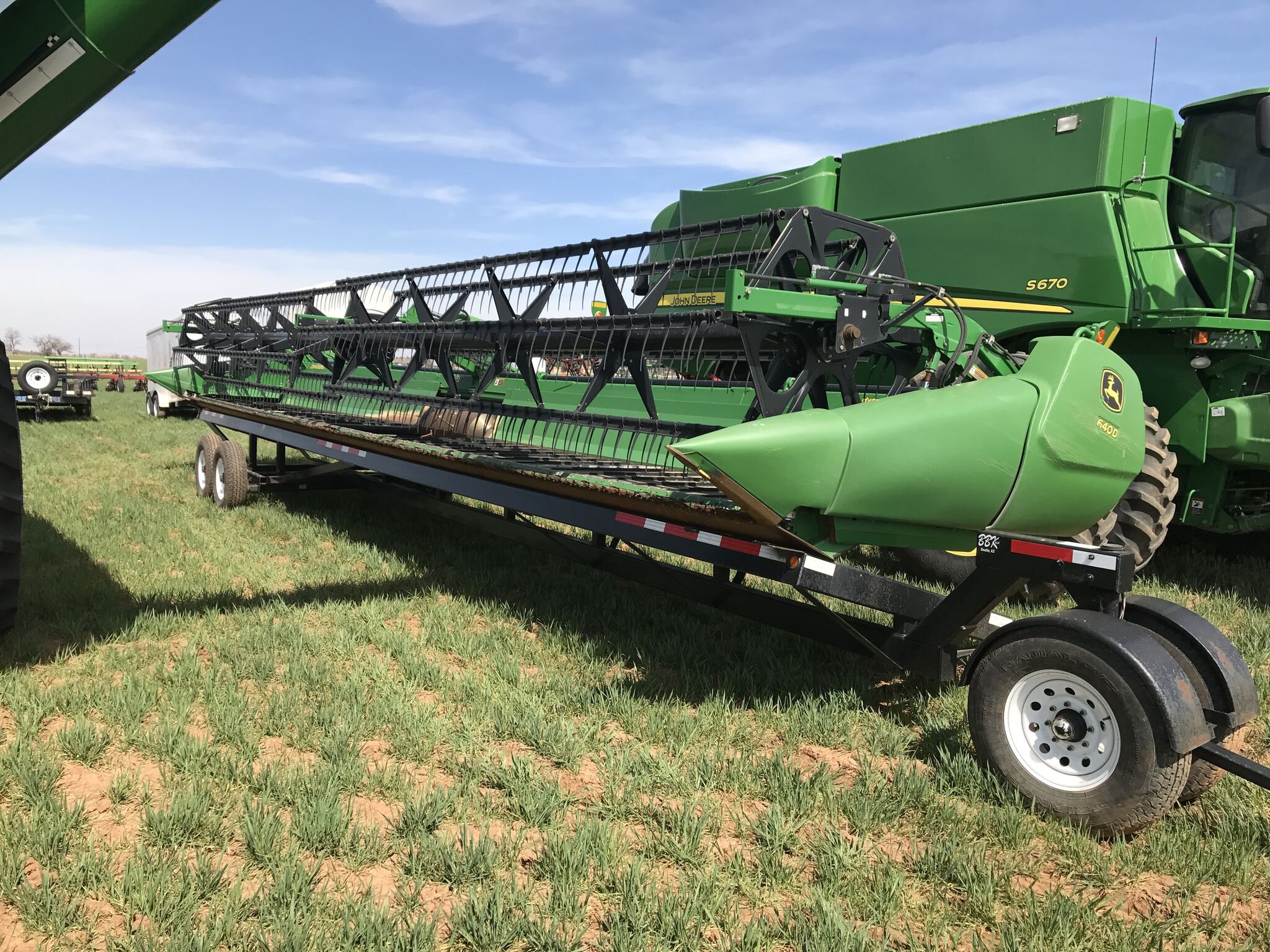 John Deere 640d Draper Header Farm Machinery Implements