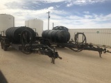 Wylie Gal Water Tank Trailer W Pump 3000wtrailer W/ Pump And Chemica Chemical Tote