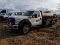 2012 FORD F550 4X4 DUALLY, V-10, 148000 MILES, RIGGED W/ AIR COMPRESSOR, 50FT GREASE GUN, FLAT BED &