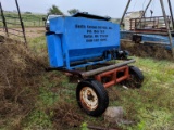 HOLLIS COTTON OIL MILL FEEDER ON WHEELED FRAME