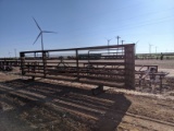 8 STAND ALONE STEEL PANELS W/ GATE