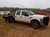 2011 FORD F350 DUALLY W/ FLATBED, 173080 MILES, VIN-1FDWW37R99EA16241