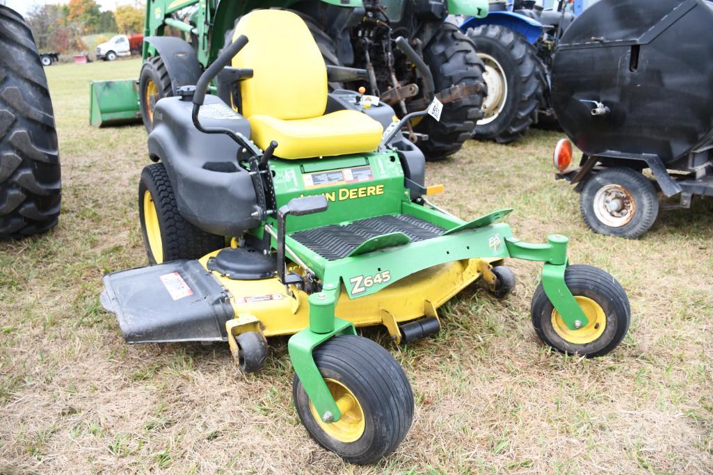 JOHN DEERE Z645 ZERO TURN MOWER Proxibid