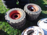 10-16.5 skidsteer tires with rims