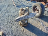 wooden welcome bear sculpture
