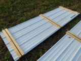 25 pieces of corrugated metal roofing