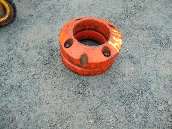 orange wheel weights