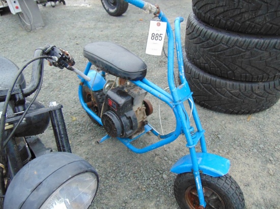 blue mini bike