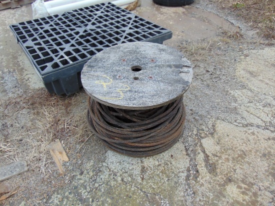 roll of steel cable