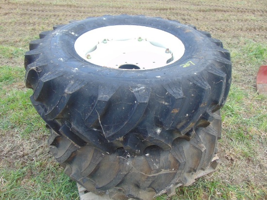 Pair of 14.9-24 tractor tires