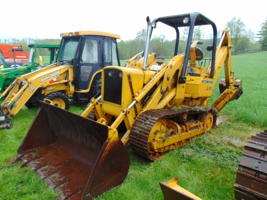 John Deere 450 Crawler loader backhoe