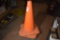 Four Rubber Traffic Cones