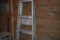 Alumminum Step Ladder with Ridgid sewer snake