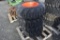 New Loadmax 10-16.5 NHS skidsteer tires on 8 lug kubota rims
