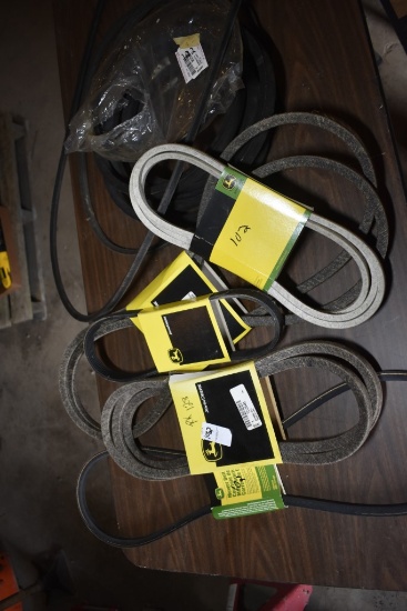 Group of John Deere belts and misc belts