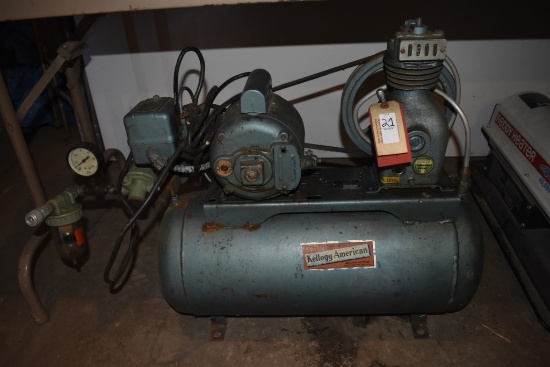 Kellogg American B130 C horizontal Air compressor