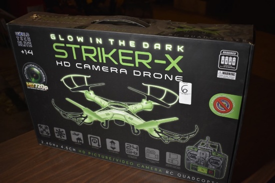 World Tech Elite Glow in The dartk Striker X Camera Drone