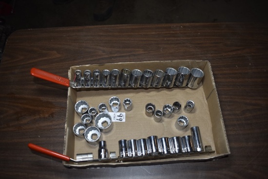 Box of 1/2" drive Sockets