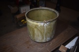 antique metal pot