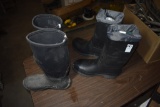 LL bean size 8 mens boots and similar size muck books