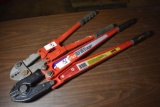 HK porter Bolt Cutters and Another set of bolt cutters
