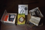 Two Sears Dwell Tach meters and sears flexible compression tester and grounding kit