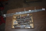 Group of Misc Tools and Threaded rod